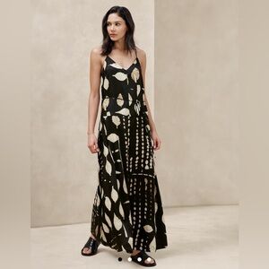 Banana Republic tie waist maxi dress,  Small petit NWT